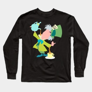 Mad Hatter Minimalist Long Sleeve T-Shirt